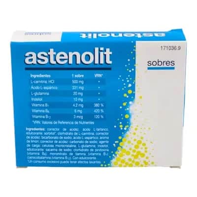Astenolit 12 Sobres | Combate la Fatiga