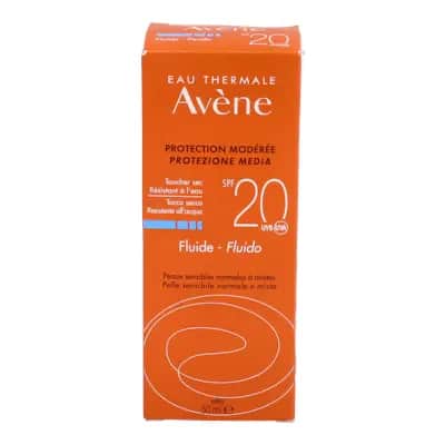Avene Emulsión Solar SPF 20 - Piel Sensible