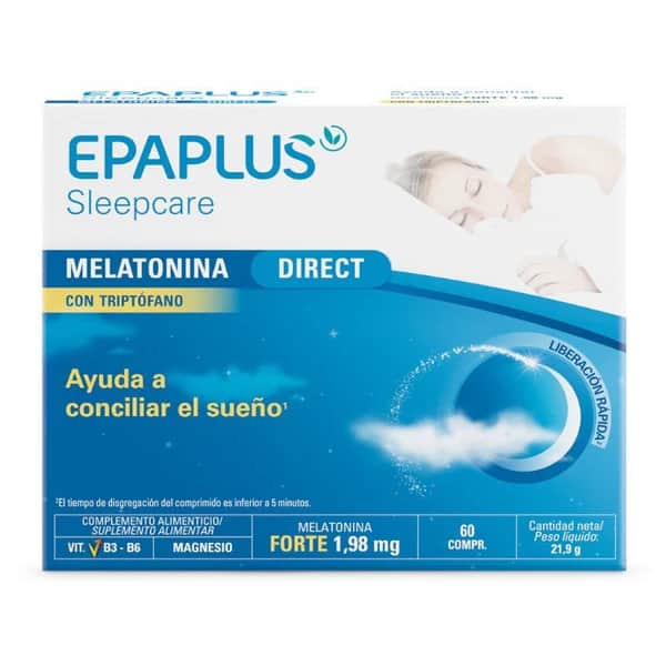 Epaplus Sleep Melaton Direct Triptófano 60 Comprimidos