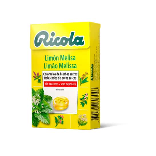 Ricola limón caramelos sin azúcar 50g