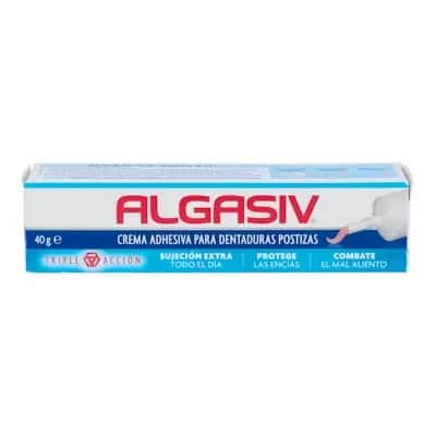 Algasiv Crema Adhesiva 40g - Fijación Dentadura Postiza