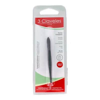 Pinza 3 Claveles Recta 8cm - Depilación
