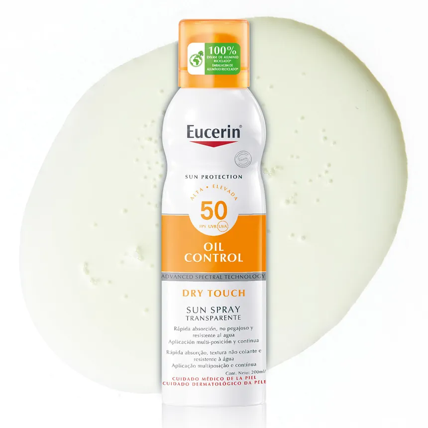 Eucerin Sun Spray Transparente Toque Seco FPS 50 200ml
