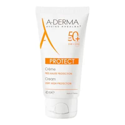 A-Derma Crema Solar SPF 50+ - Protección Facial