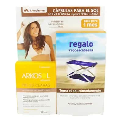 Arkosol Pieles Claras 30 Caps - Preparación Solar