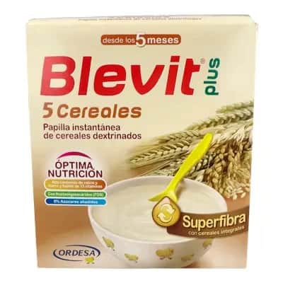 Blevit Plus Superfibra 5 Cereales 600g | Sin Azúcar