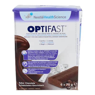 Optifast Chocolate 6 Barritas 70 G