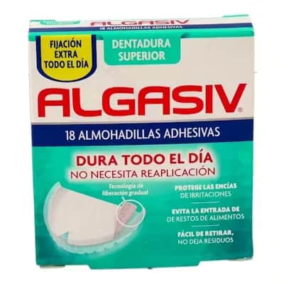 Algasiv Almohadillas Superiores | Fijación dental máxima