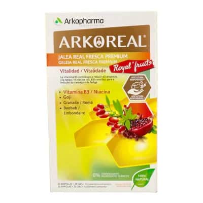 Arkoreal Jalea Real Frutas 20 Viales - Energía