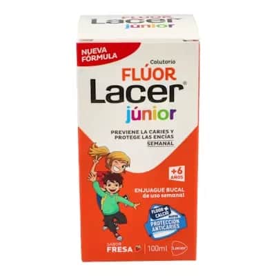 Lacer Fluor Junior 0,2% - Colutorio Semanal Niños