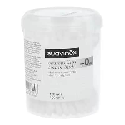 Bastoncillos Suavinex Algodón 100U - Higiene Bebé