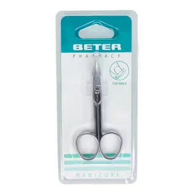 Tijera Beter Uñas Curva - Corte preciso inoxidable