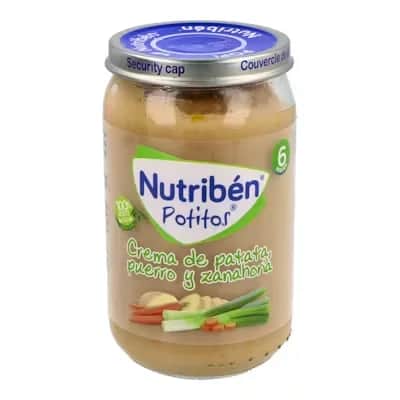 Nutriben Crema Patatas Puerro Zanahoria - Bebé +6M