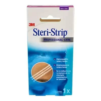 Steri Strip Minnesot 3X75mm 1540F - Tiras Adhesivas Quirúrgicas