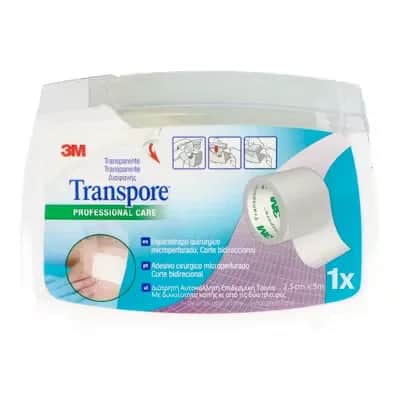 Transpore Plast Perf 3M | Esparadrapo Transpirable 5m