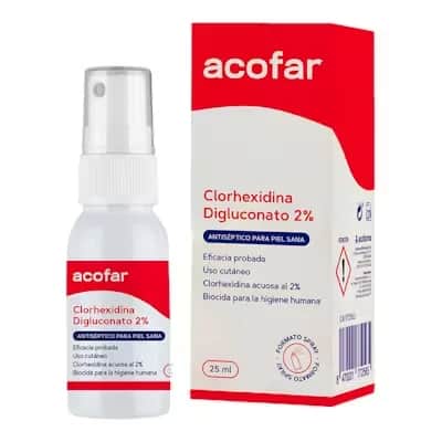 Acofar Clorhexidina 2% 25 Ml - Desinfectante