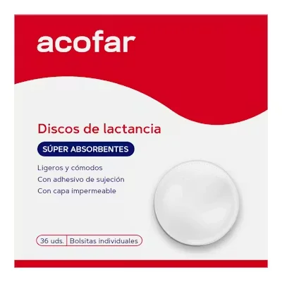 Discos Lactancia Acofar Super Absorb 36 Ud