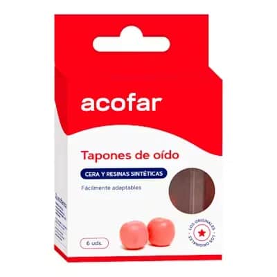 Acofar Tapones Oído Cera - Aislamiento Ruido