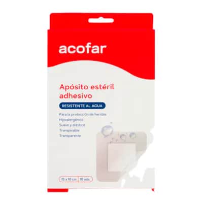 Acofar Apósito Adhesivo 10x15cm - Protección Heridas
