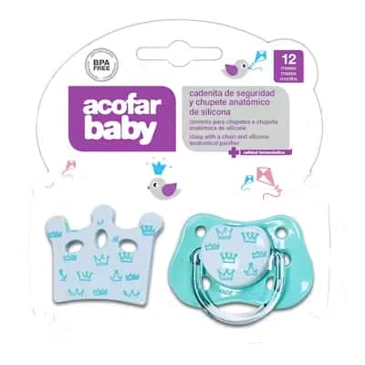 Chupete Anatómico Verde +12 Meses | Acofarbaby