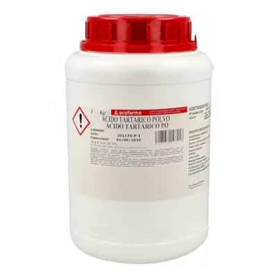 Ácido Tartárico Polvo 1kg Acofar | Antiácido