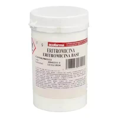 Eritromicina Base Acofar 5G - Antibiótico