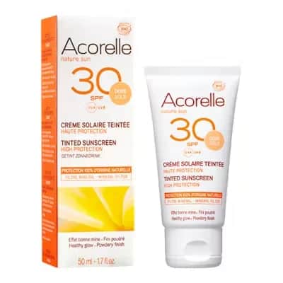 Acorelle Crema Facial Color Gold SPF30