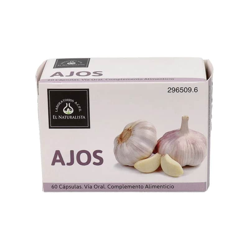 El Naturalista Ajos 60 Caps - Circulación