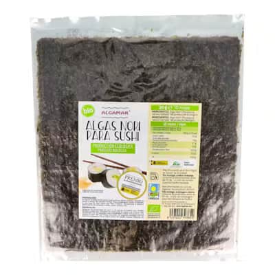 Algamar Alga Nori Bio - 10 Hojas para Sushi