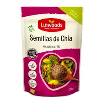 Linwoods Semillas Chía Molidas 200g - Fibra y Omega-3