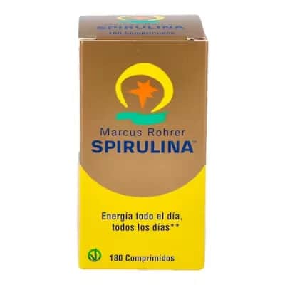 Marcus Rohrer Spirulina 180 Comp - Inmunidad Natural