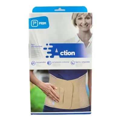 Faja Semirrig Action Beige XXL - Soporte Lumbar