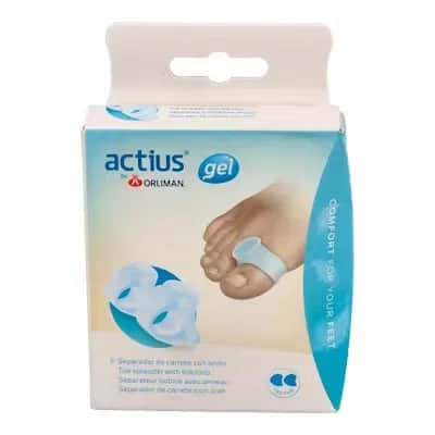 Separador Dedos Pie Gel Actius - Alineación