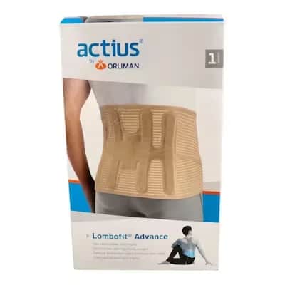 Faja Orliman Actius Sacrolumbar Beige T4 - Alivio Lumbar