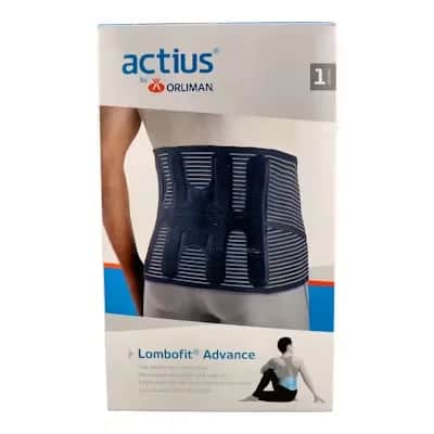 Faja Orliman Actius Sacrolumbar Gris T1 - Soporte Lumbar