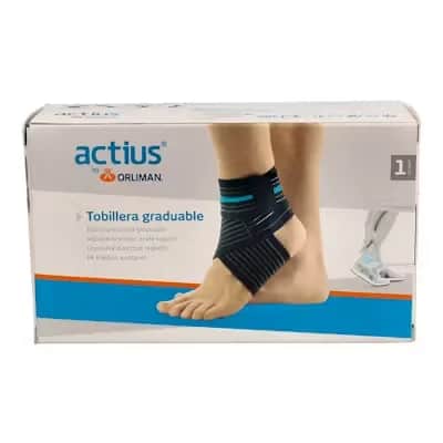 Tobillera Elástica Actius T/1 - Soporte Ajustable