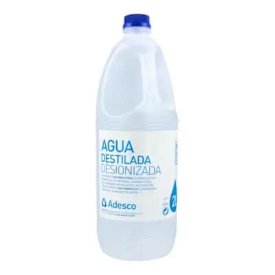 Agua Destilada Adesco Desionizada 2L