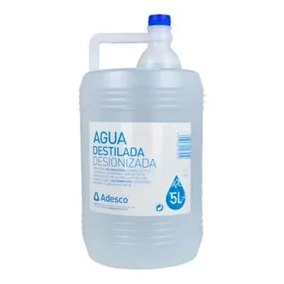 Agua Destilada Adesco 5L - Pura y Desionizada