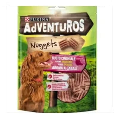 Adventuros Nuggets Jabalí 6x90g - Snacks para Perros