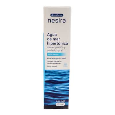 Agua de Mar Hipertónica Nesira 125ml | Nasal