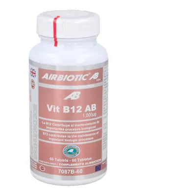 Airbiotic Vit B12 Ab 1000 Mg 60 Tabs