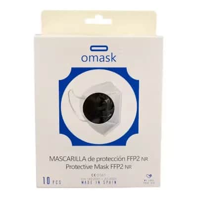 Mascarilla FFP2 Omask Negro Adulto | Protección 94%