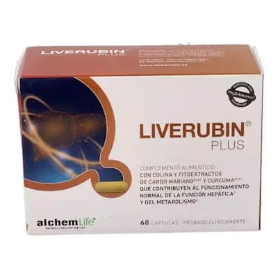 Liverubin 60 Caps - Protección hepática prolongada