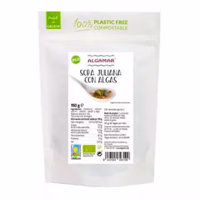 Algamar Sopa Juliana con Algas - Verduras y Wakame