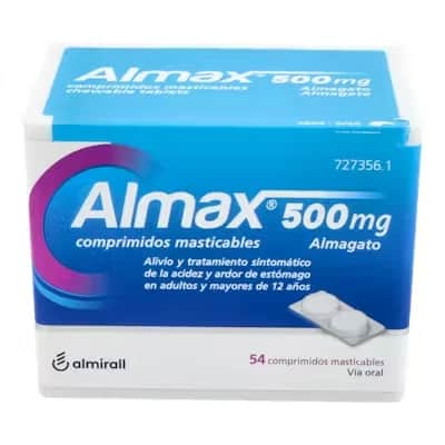 Almax 500mg 54 comprimidos | Antiácido estómago