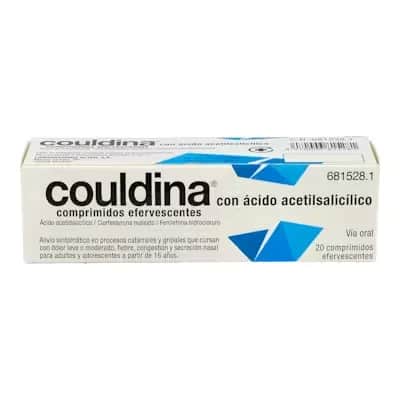 Couldina 20 Comp Eferv | Alivio rápido de catarro y gripe