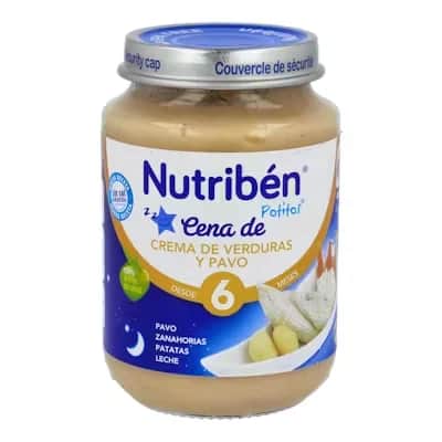 Nutribén Cena Crema Verduras Pavo 200g