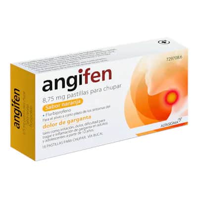 Angifen 8,75 mg - Dolor de garganta rápido