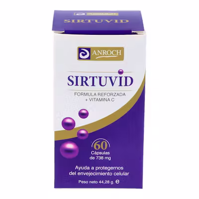 SIRTUVID 60 Cápsulas | Antienvejecimiento Celular
