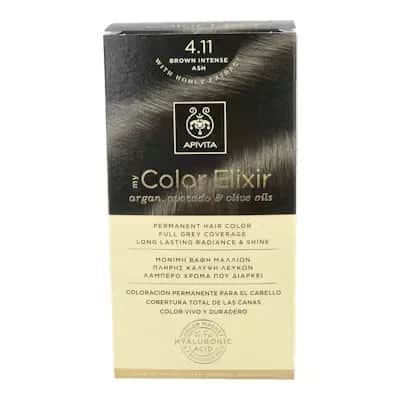 Apivita Mycolor Elixir N4.11 | Tinte Capilar con Miel